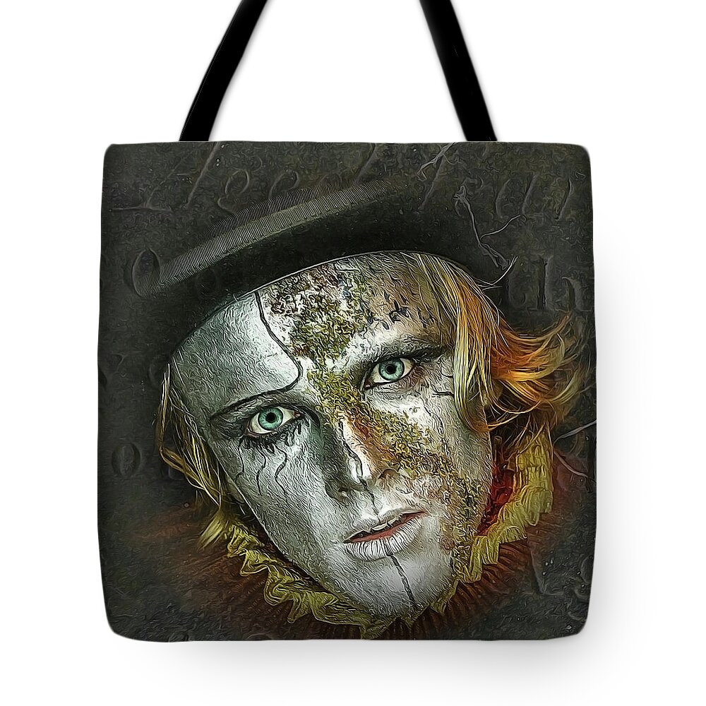 Portrait Tote Bag featuring the photograph The Soul Stealer by Brian Tarr
