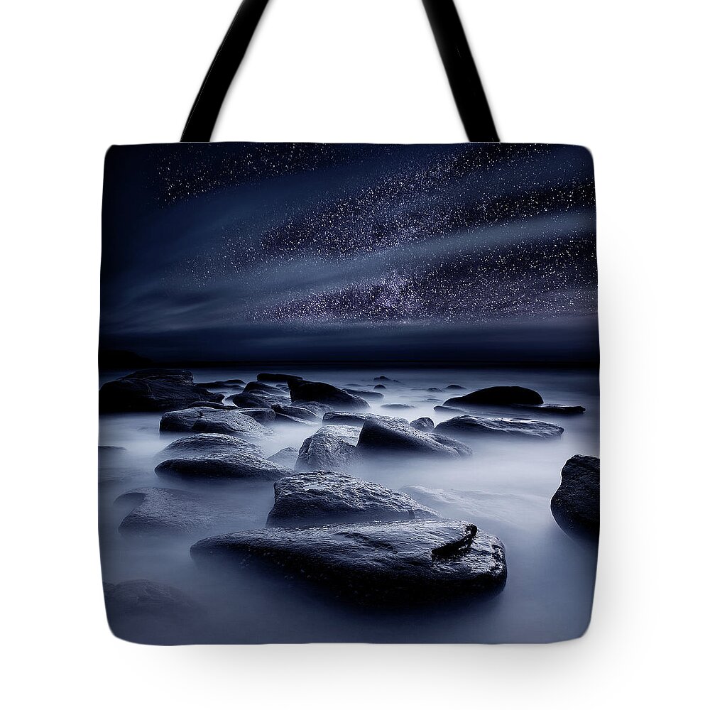 Night Tote Bag featuring the photograph The Sound of Silence by Jorge Maia