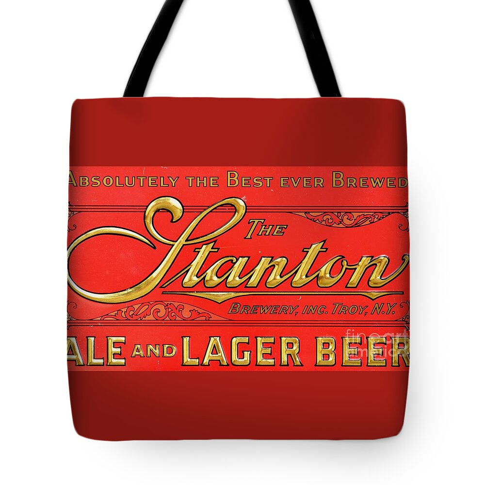 Pd: Reproduction Tote Bag featuring the painting The Stanton - Ale and Lager by Thea Recuerdo