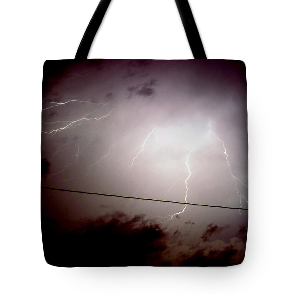 Sky Tote Bag featuring the photograph The Storm 2.3 by Joseph A Langley