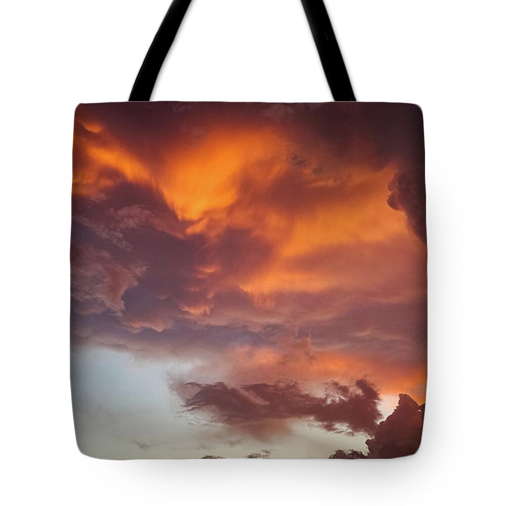 Storm Tote Bag featuring the photograph The Storm Blower by Ken Stanback