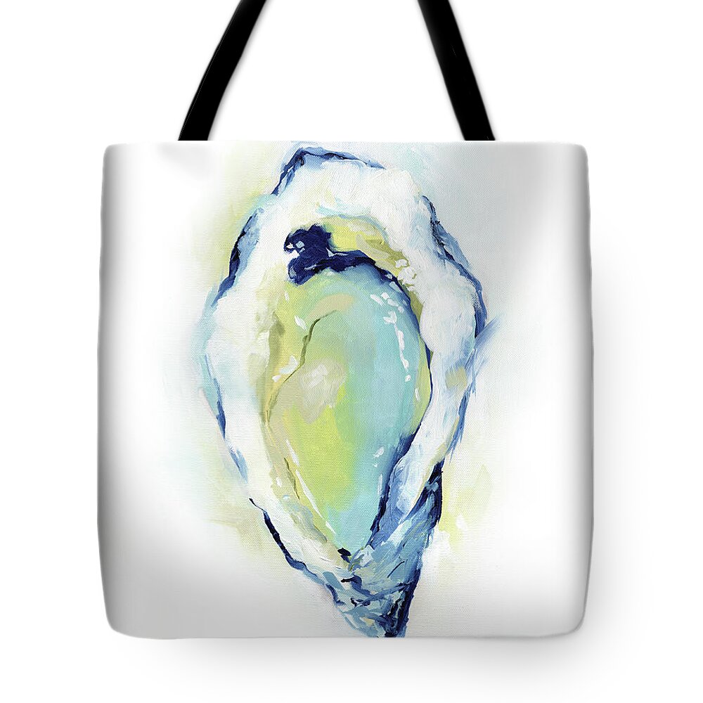 Oyster Tote Bag featuring the painting The Storyteller by Stephie Jones