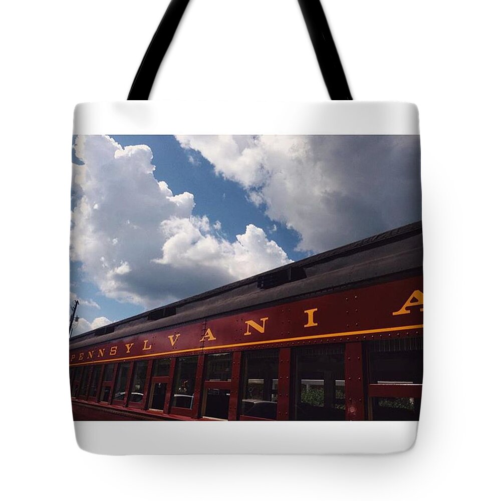 Pennsylvania Tote Bag featuring the photograph The Stourbridge Line by Annie Walczyk