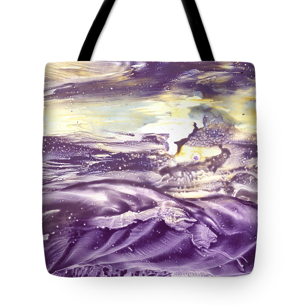 Ocean Tote Bag featuring the painting The Strength by Heather Hennick