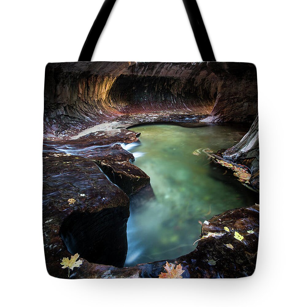 Utah Tote Bag featuring the photograph The Subway by Wesley Aston