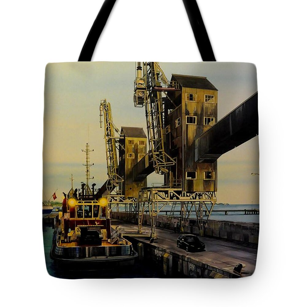 Islands Tote Bag featuring the painting The Sugar Towers of Barbados by Robert W Cook