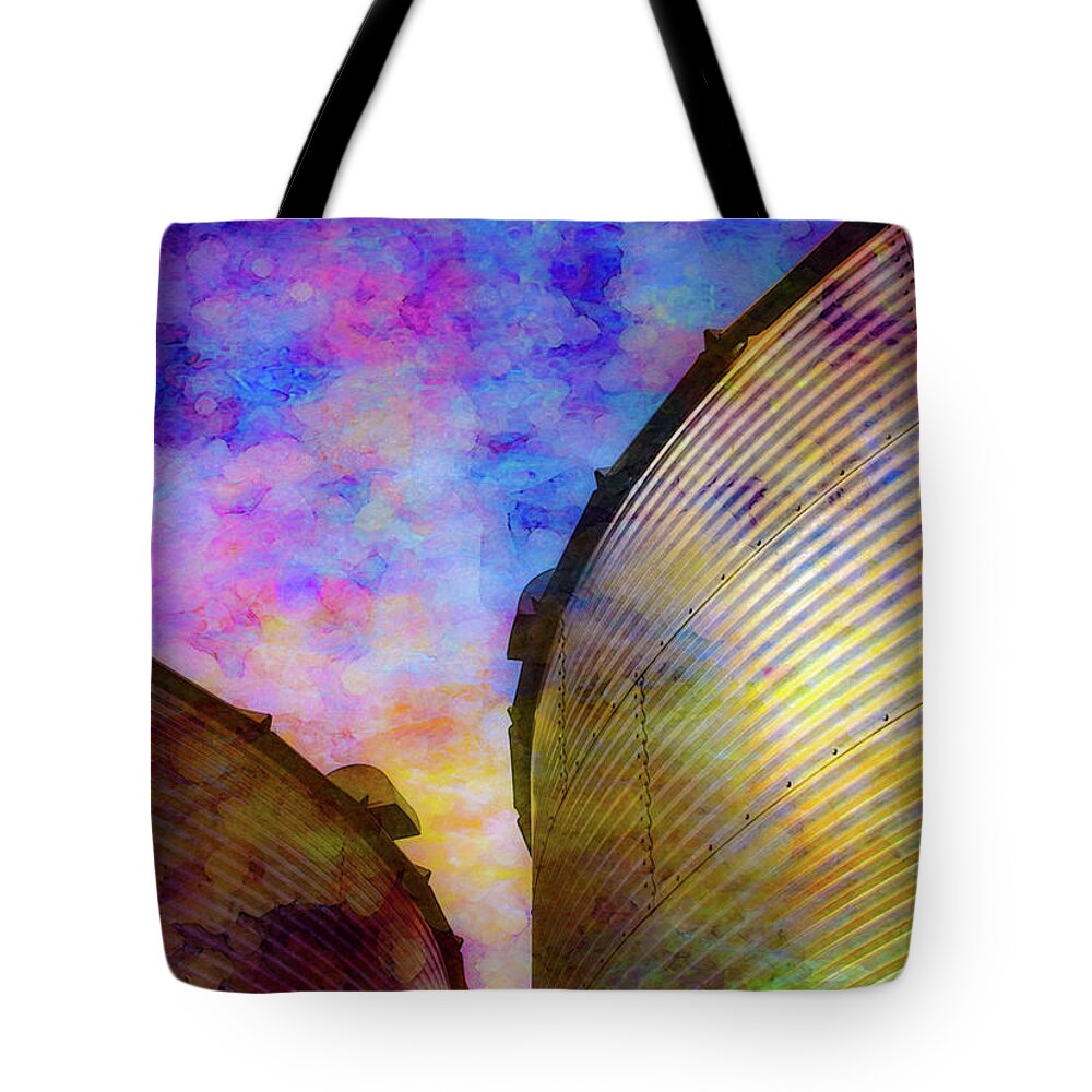 Impression Tote Bag featuring the photograph The Sun Sets The Stars Appear 4358 IDP_2 by Steven Ward