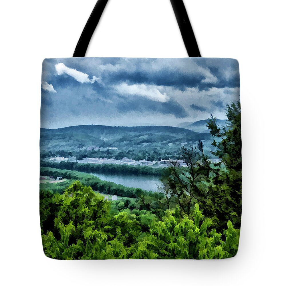 Williamsport Tote Bag featuring the photograph The Sun will Come Out - Tomorrow by Monroe Payne