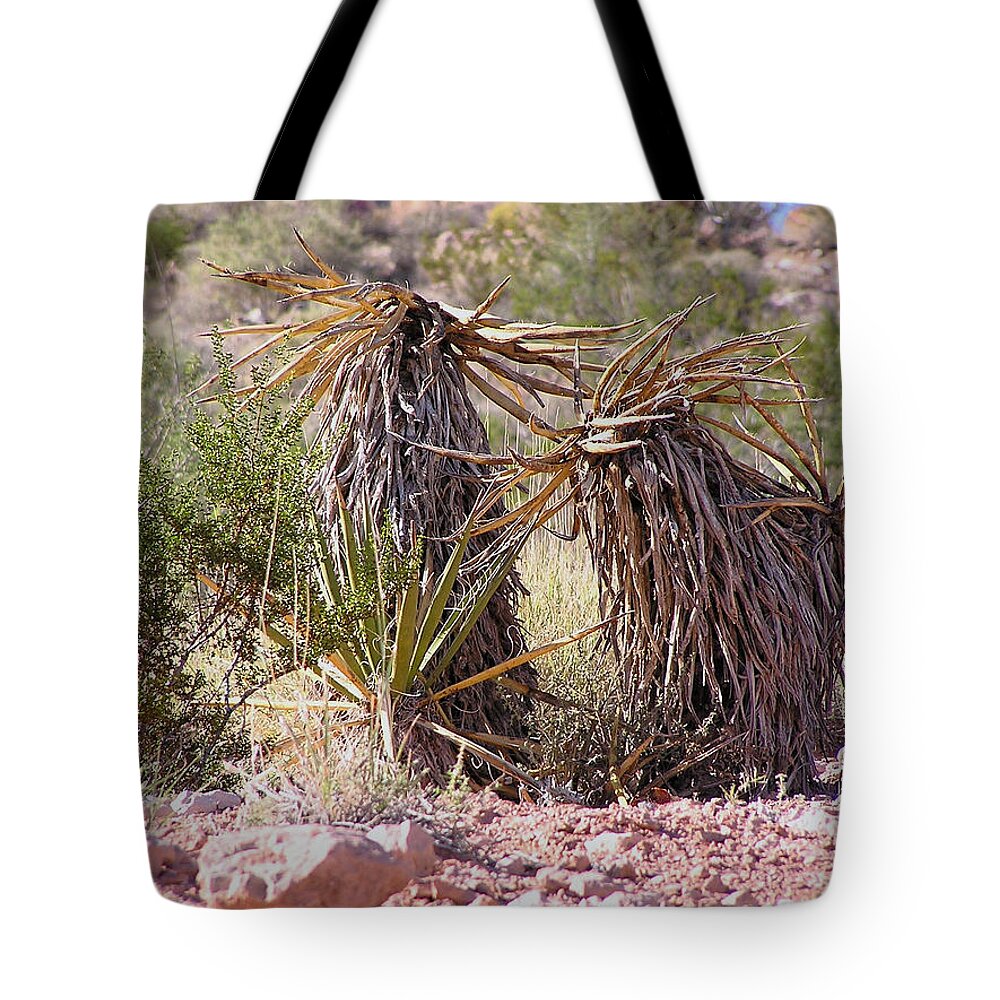  Tote Bag featuring the photograph The Survivors At Red Rock by Carl Wilkerson