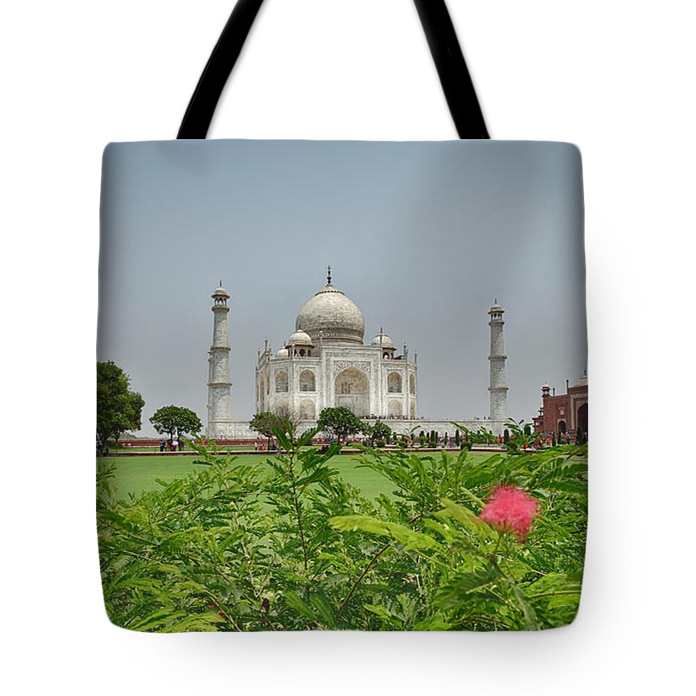 Chris Cousins Tote Bag featuring the photograph The Taj Mahal by Chris Cousins
