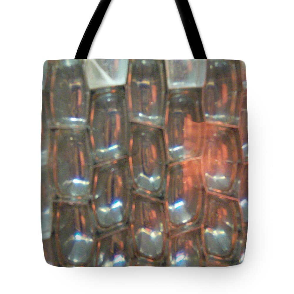 Abstract Tote Bag featuring the photograph The Temple of Eyes by Susan Esbensen