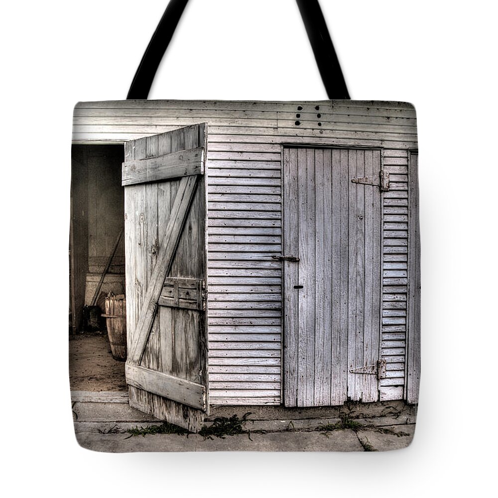The Third Door Tote Bag featuring the photograph The Third Door by William Fields