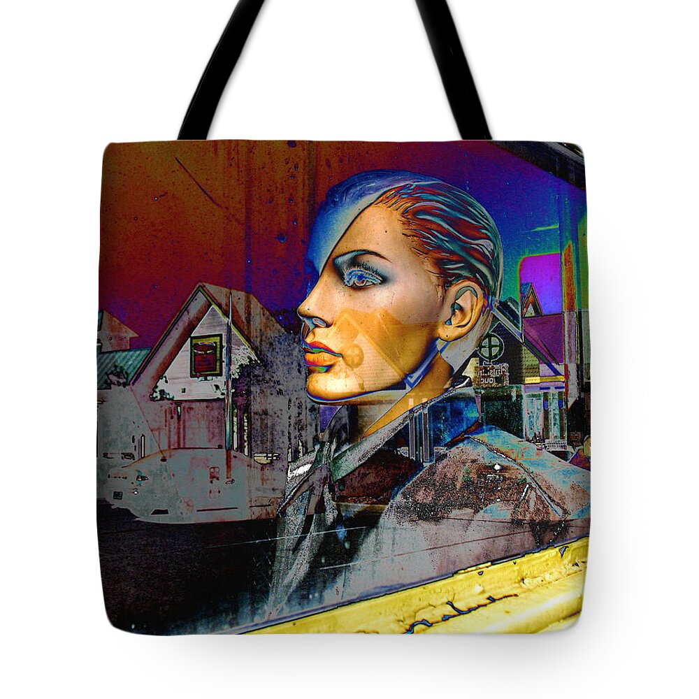 Third Tote Bag featuring the photograph The Third Man by Larry Beat