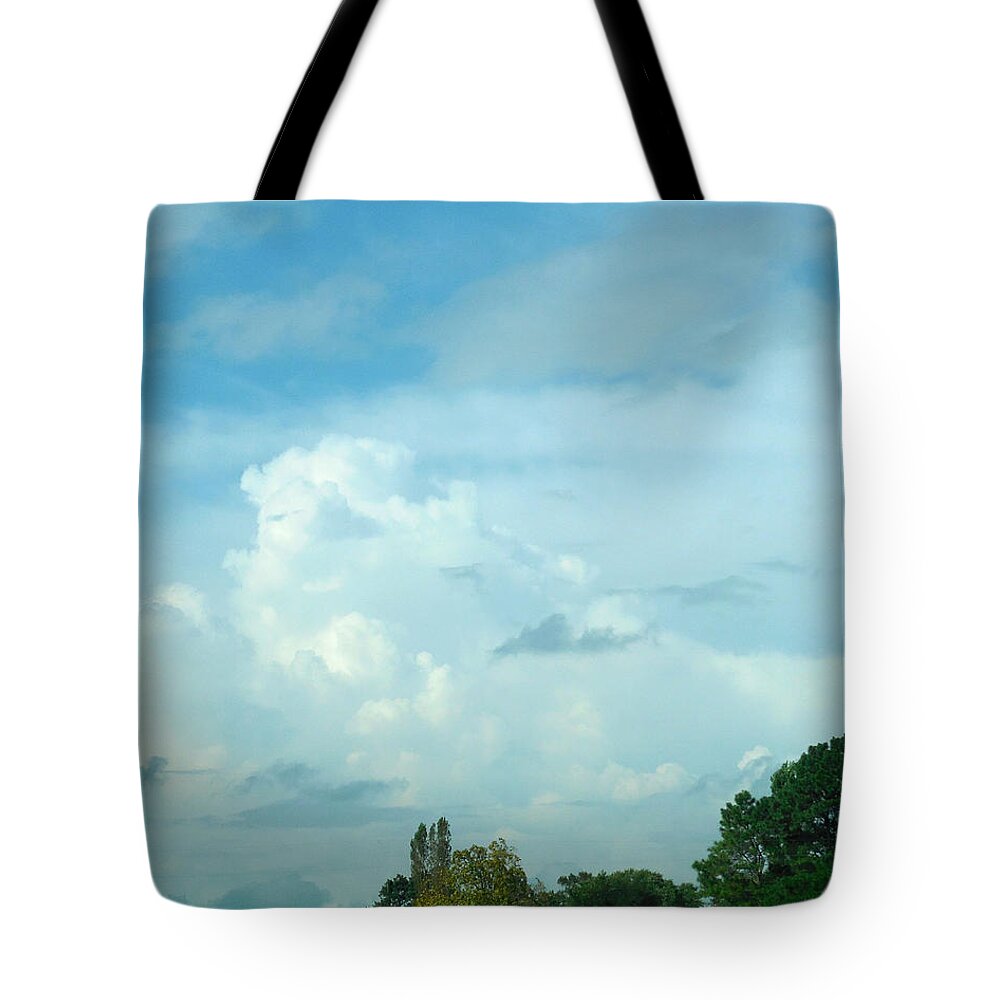 Clouds Tote Bag featuring the photograph Hope by Captain Debbie Ritter