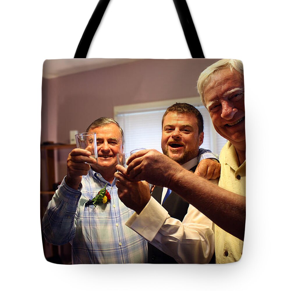  Tote Bag featuring the photograph The Toast by Ismael Cavazos