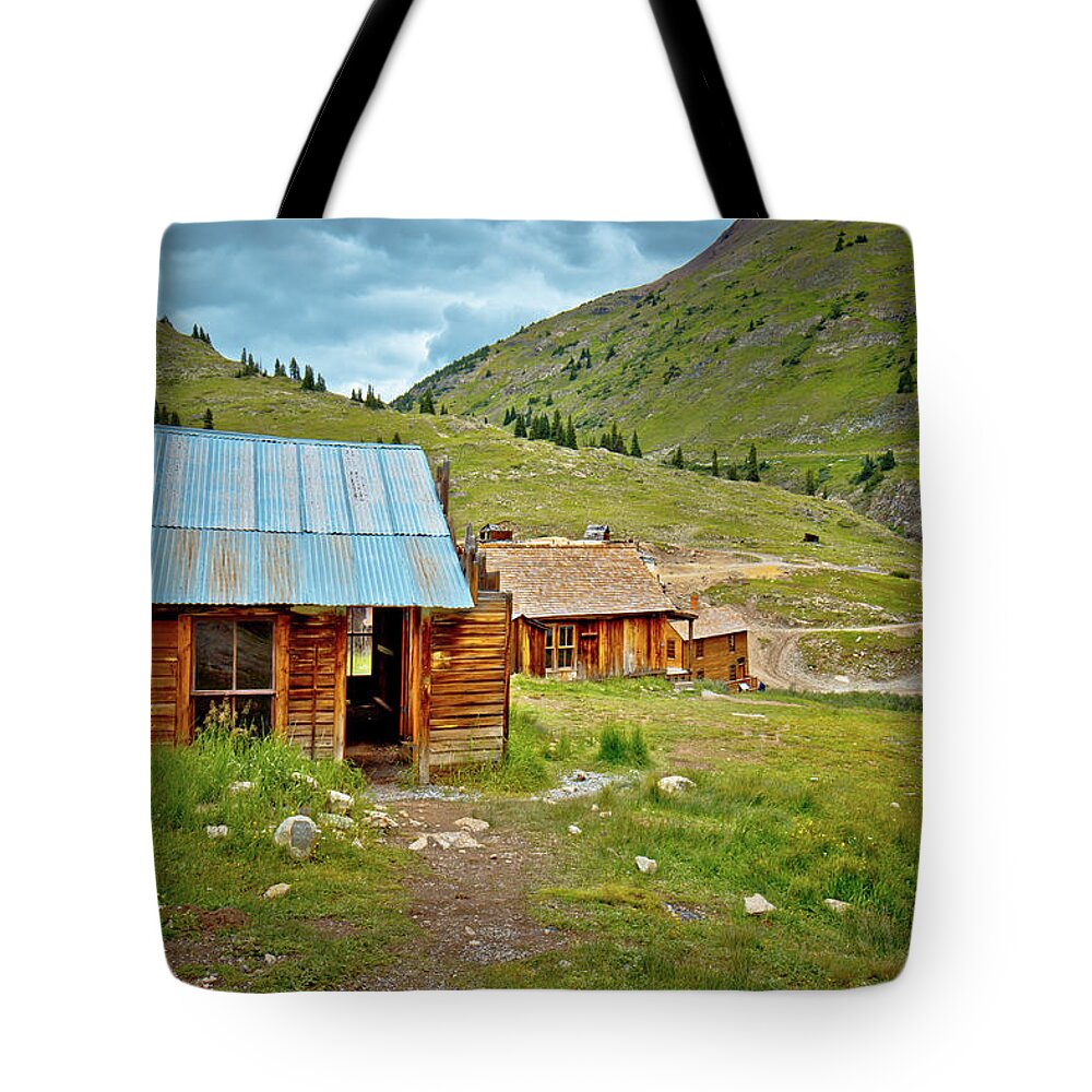 Animas Forks Tote Bag featuring the photograph The Town of Animas Forks by Linda Unger
