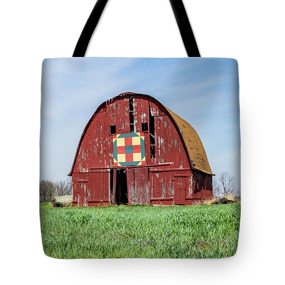 Barn Tote Bag featuring the photograph The Trail by Holly Ross