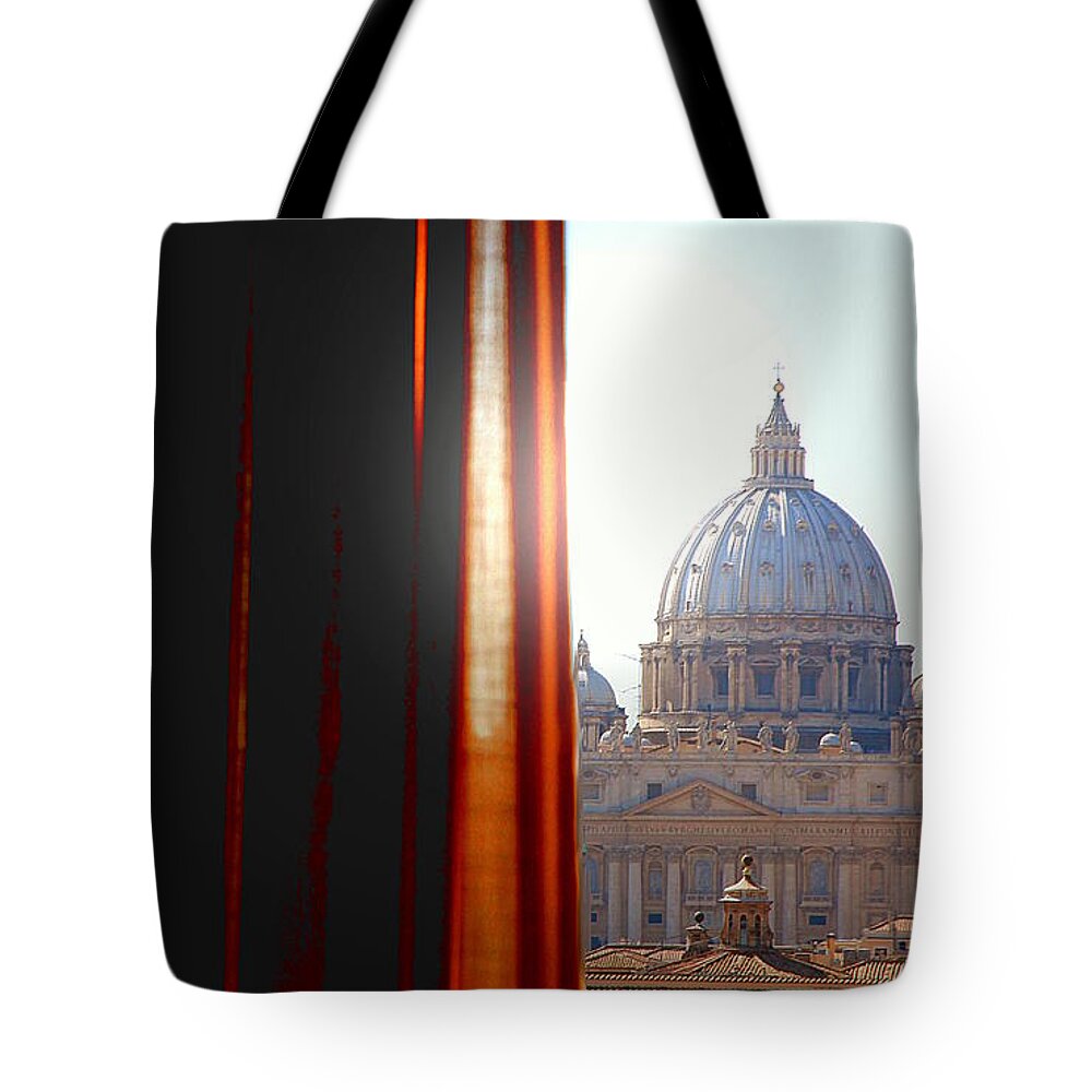 Vatican Tote Bag featuring the photograph The Vatican by Valentino Visentini