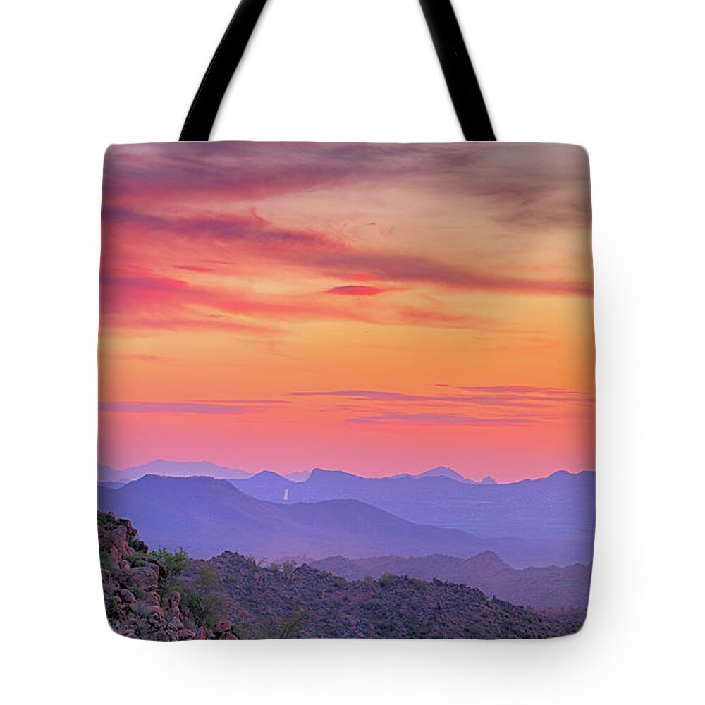 Arizona Tote Bag featuring the photograph The View From Above by Anthony Citro