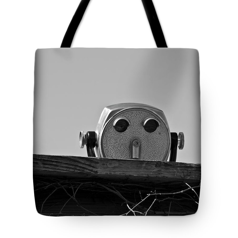 Watcher Tote Bag featuring the photograph The Viewer No. 1 by David Gordon