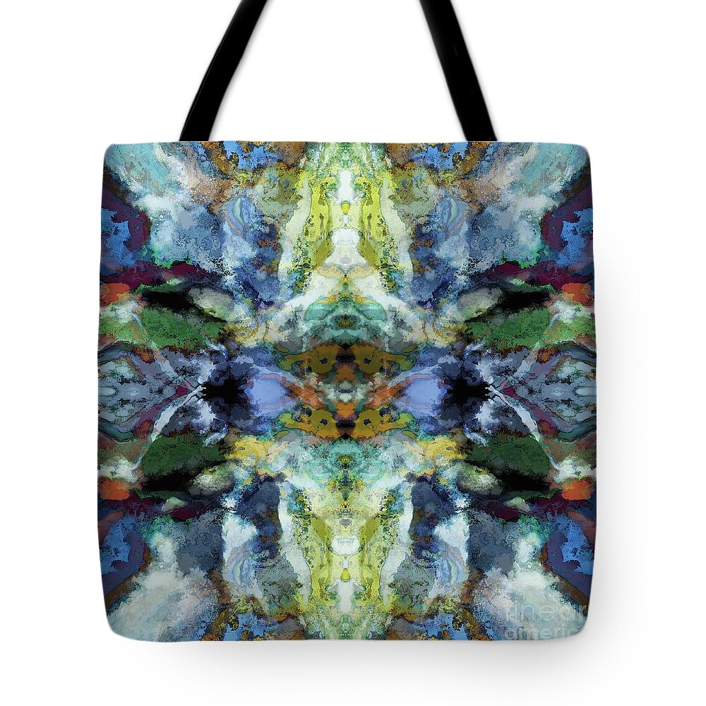 Visible Ghosts Tote Bag featuring the digital art The visible ghosts by Keith Mills