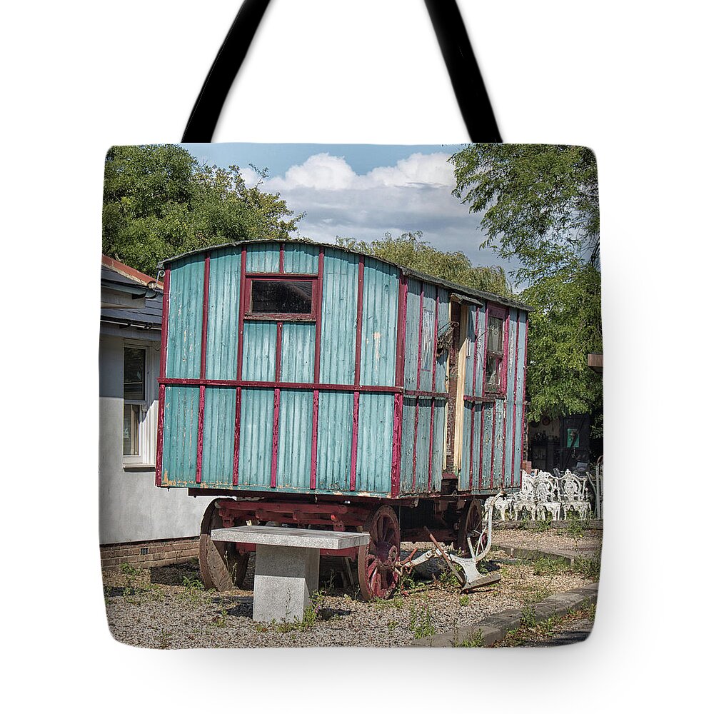 Caravan Tote Bag featuring the photograph The Wagon by Martin Newman