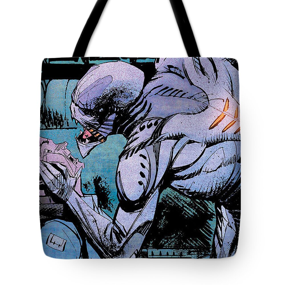 The Wake Tote Bag featuring the digital art The Wake by Maye Loeser
