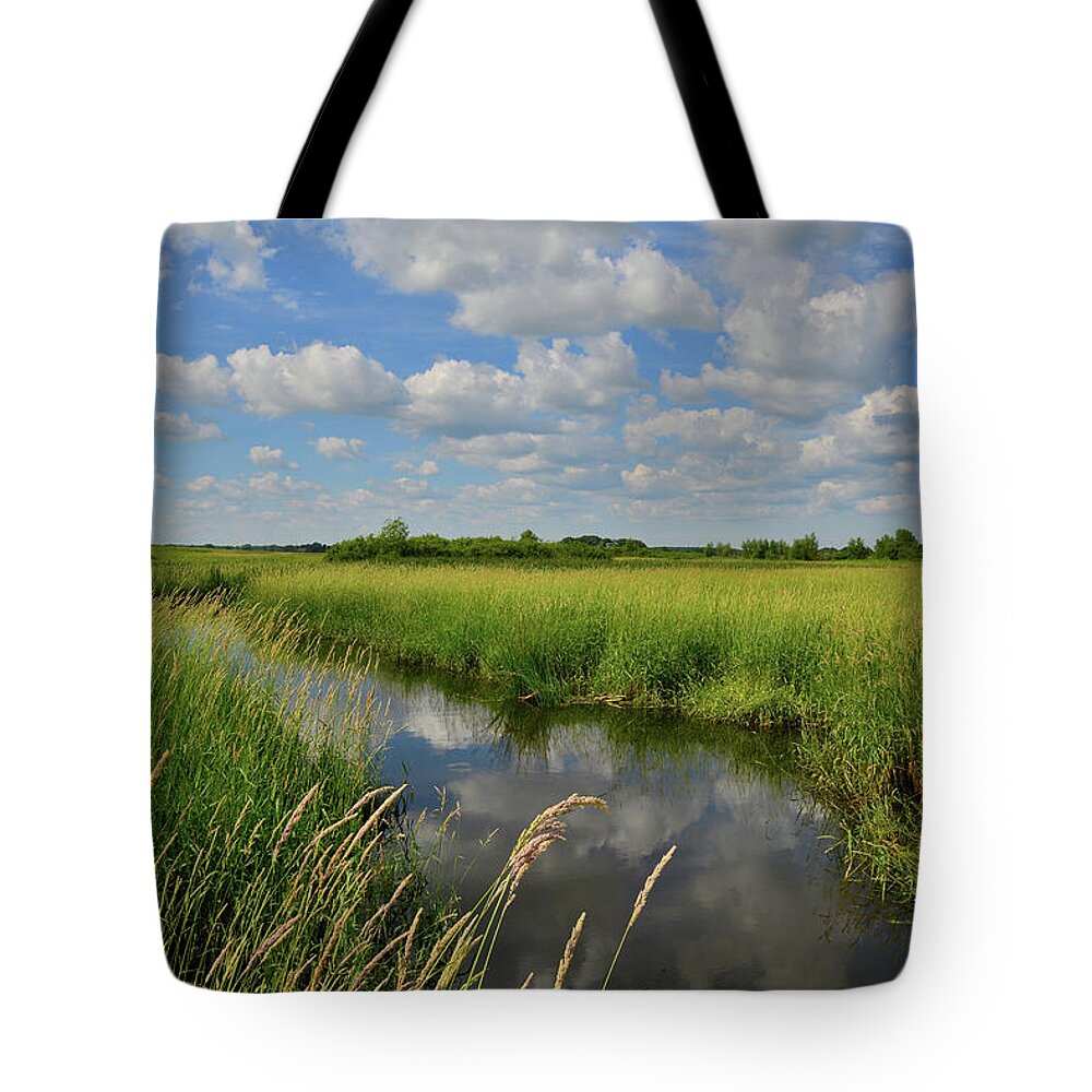Glacial Park Tote Bag featuring the photograph The Wetlands of Hackmatack National Wildlife Refuge by Ray Mathis