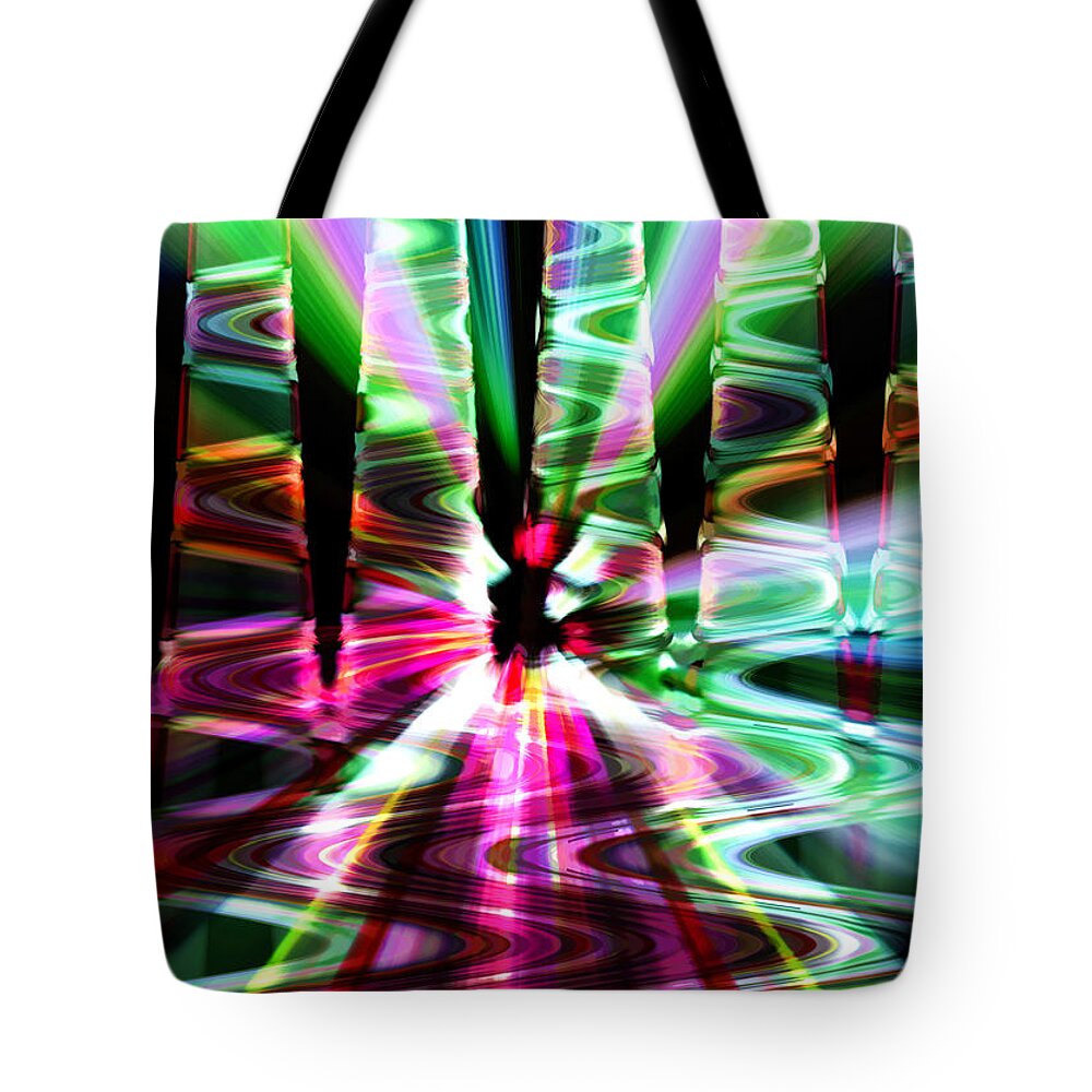 Windy Tote Bag featuring the photograph The Windy Road by Cherie Duran