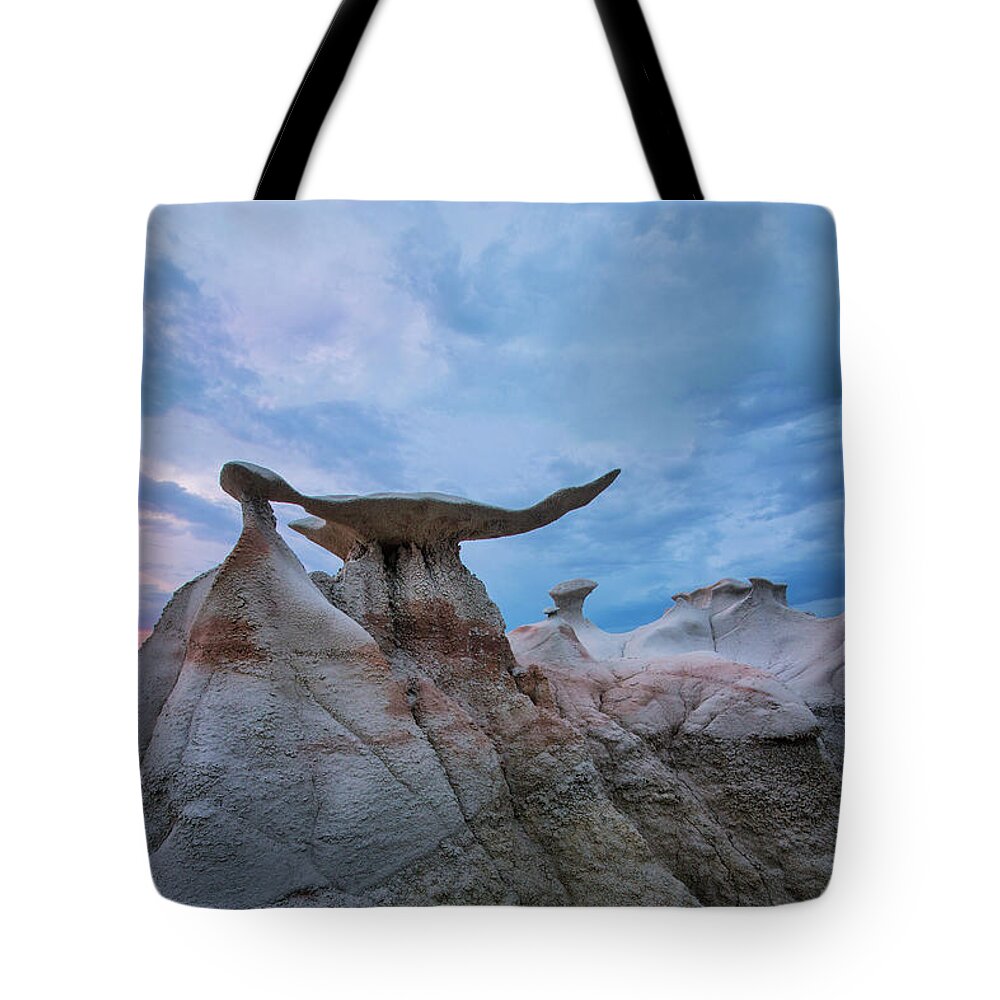 Abstract Tote Bag featuring the photograph The Wings by Alex Mironyuk