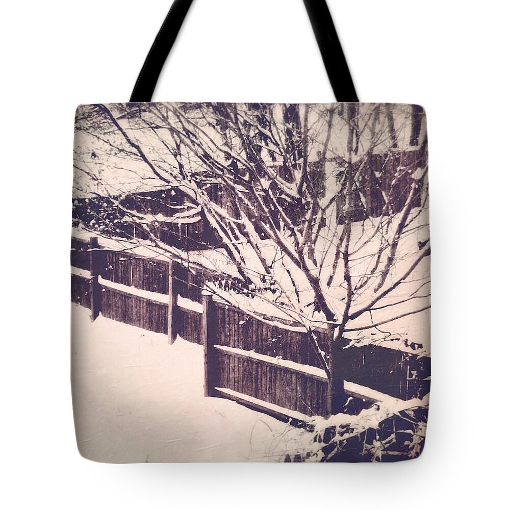 Winter Of My Content Tote Bag featuring the photograph The Winter of My Content by Susan Maxwell Schmidt