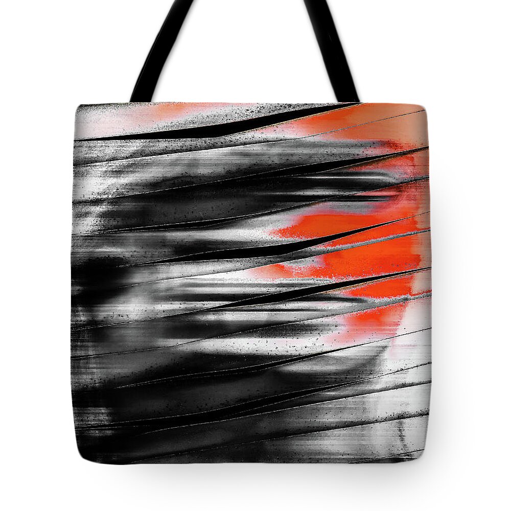 Jalousie Tote Bag featuring the photograph The woman behind the jalousie by Gabi Hampe