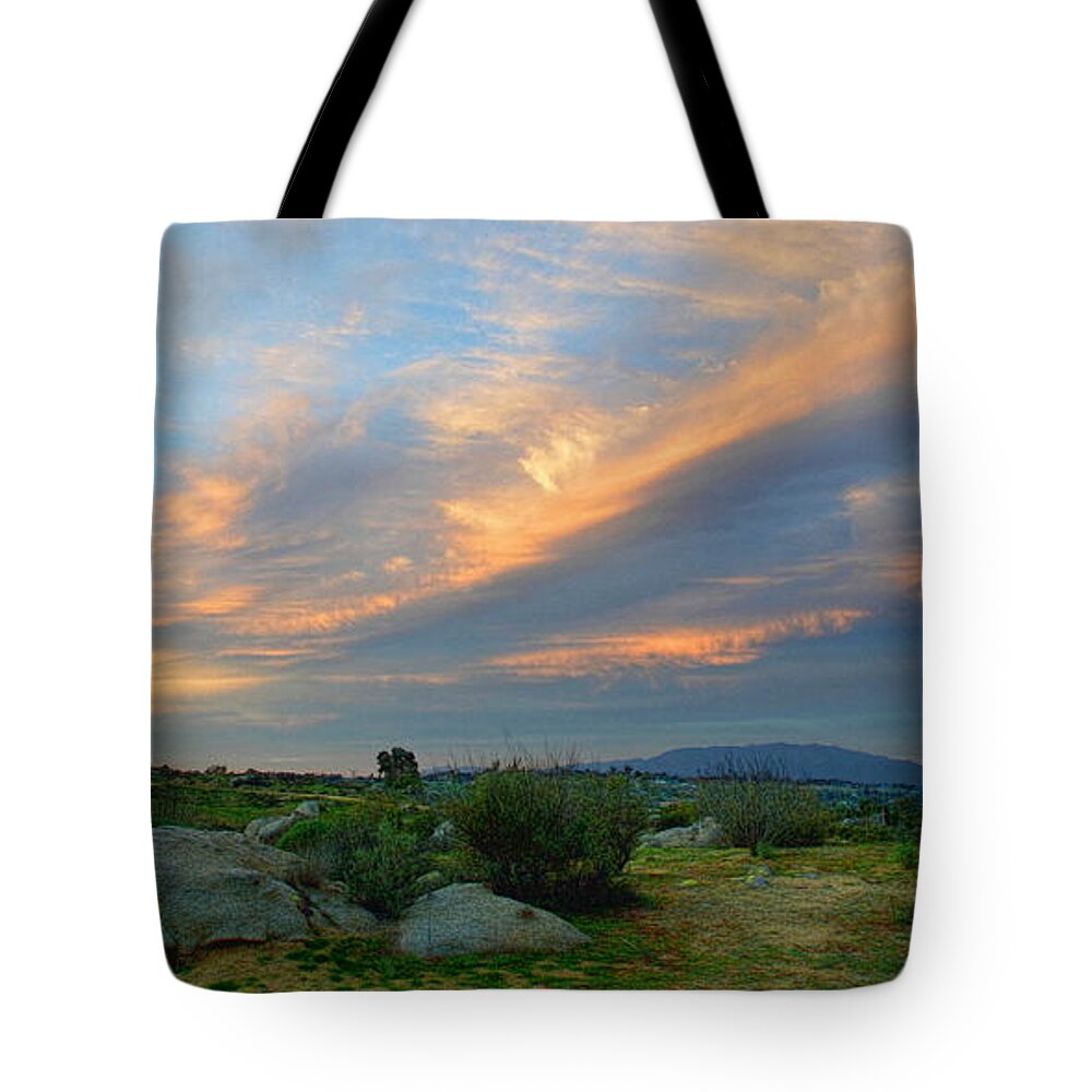 Majestic Sky Tote Bag featuring the photograph The Wonders Of Sunset by Glenn McCarthy Art and Photography