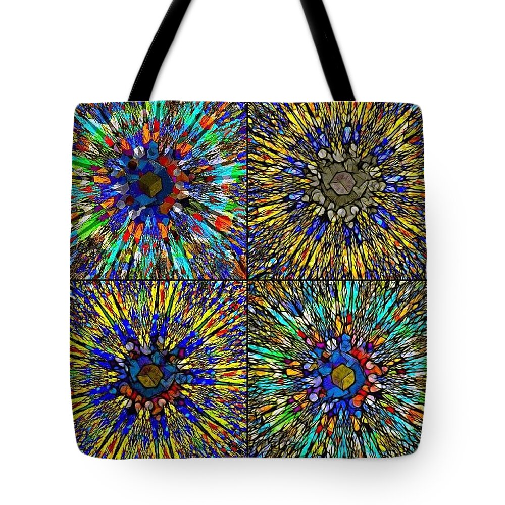 Fractals Tote Bag featuring the photograph The Word Happiness Would Lose Its Meaning by Nick Heap