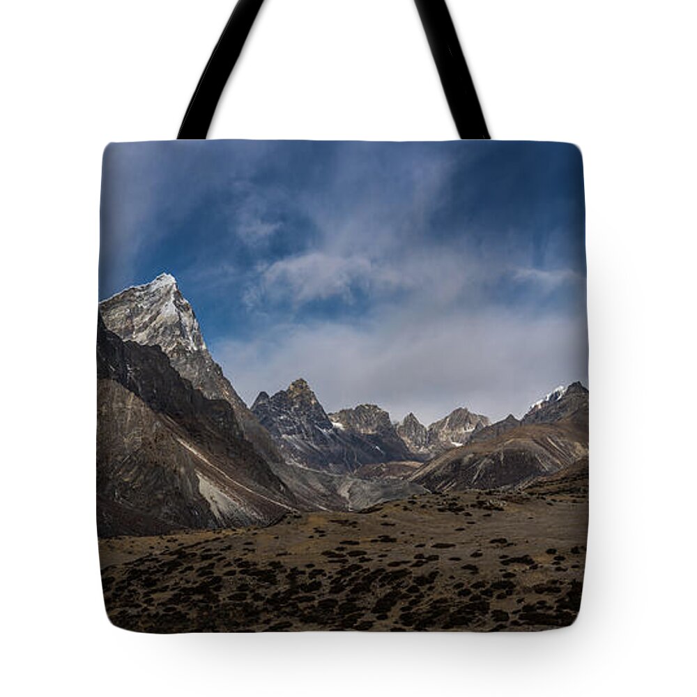 Everest Tote Bag featuring the photograph Thokla Pass Nepal by Mike Reid