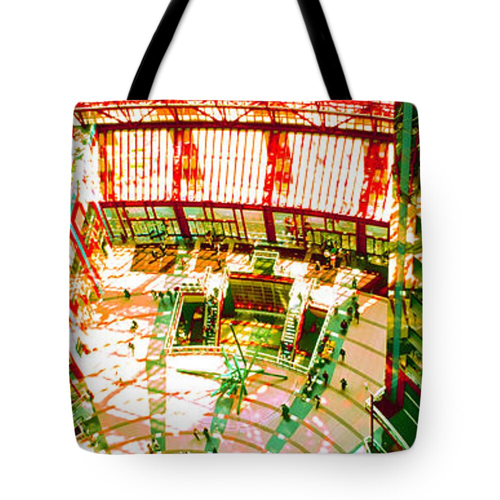 Thompson Center Tote Bag featuring the photograph Thompson Center by Tom Jelen