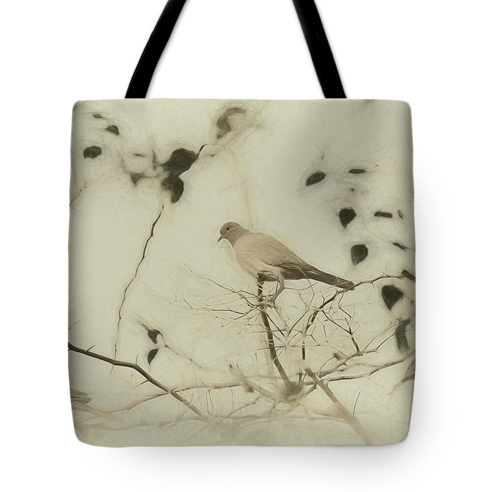 Birds Tote Bag featuring the digital art Thorn Birds by Syed Muhammad Munir ul Haq