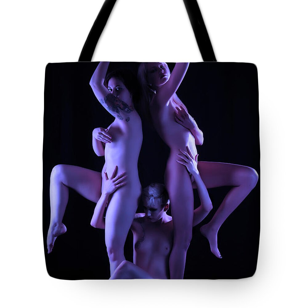 Artistic Photographs Tote Bag featuring the photograph Three Sisters by Robert WK Clark