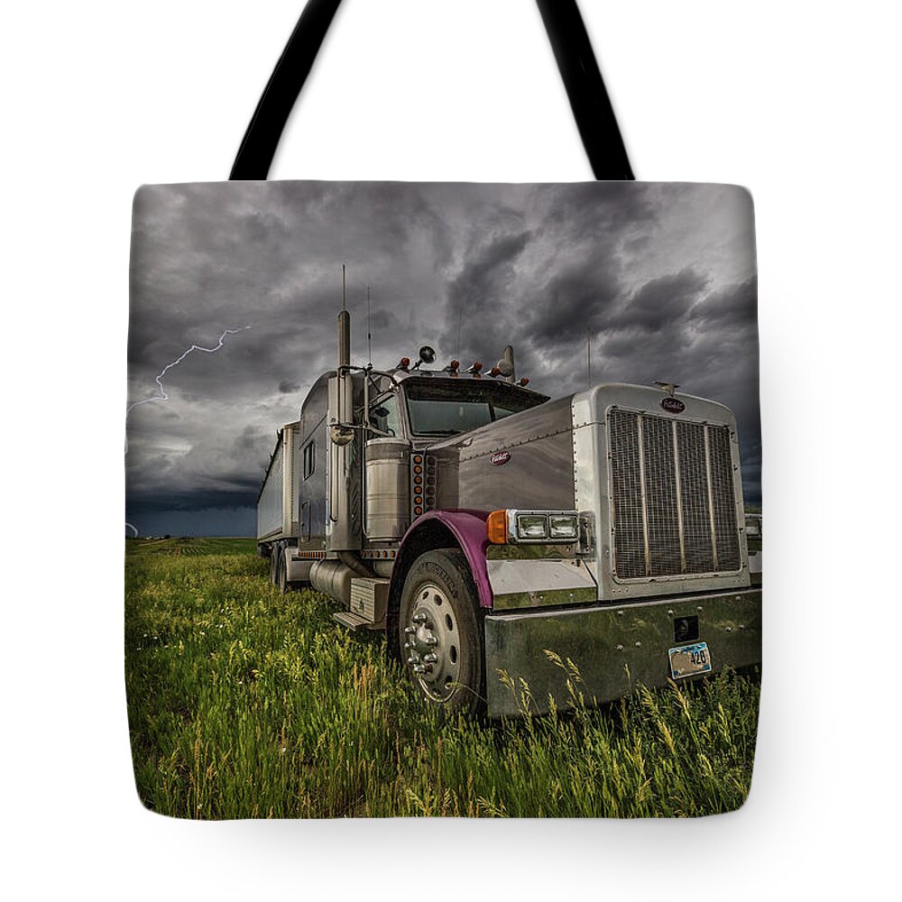 Field Tote Bag featuring the photograph ThundersTruck by Aaron J Groen
