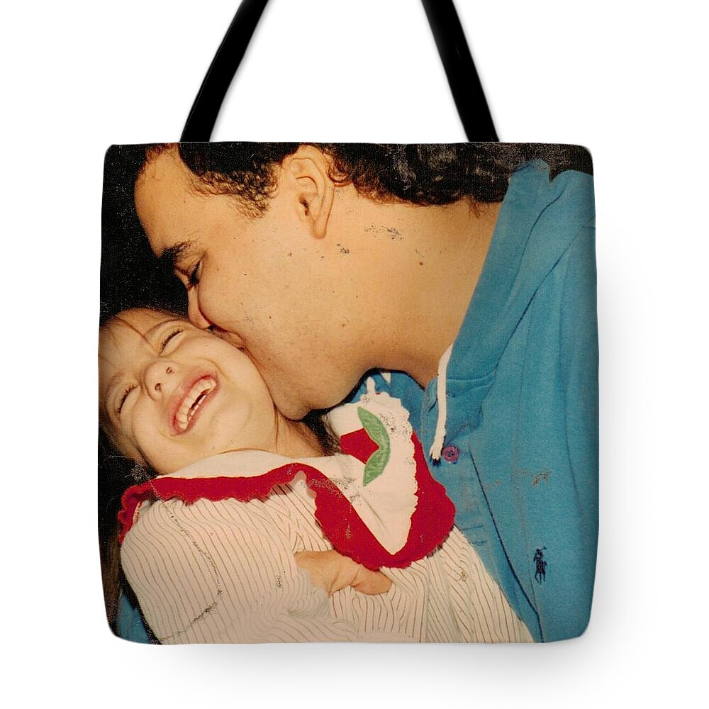 Kiss Tote Bag featuring the photograph Tickle kisses....... by WaLdEmAr BoRrErO