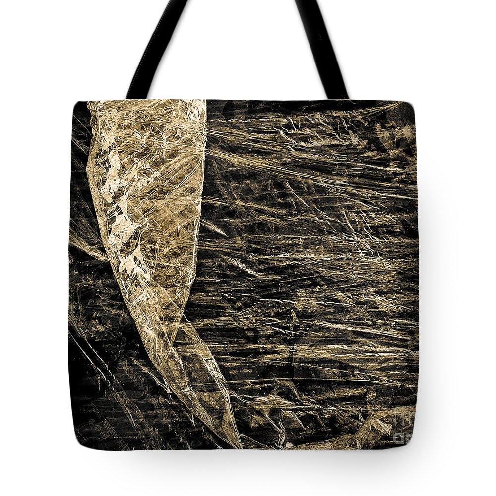 Abstract Tote Bag featuring the photograph Tide in the Sunset by Fei A