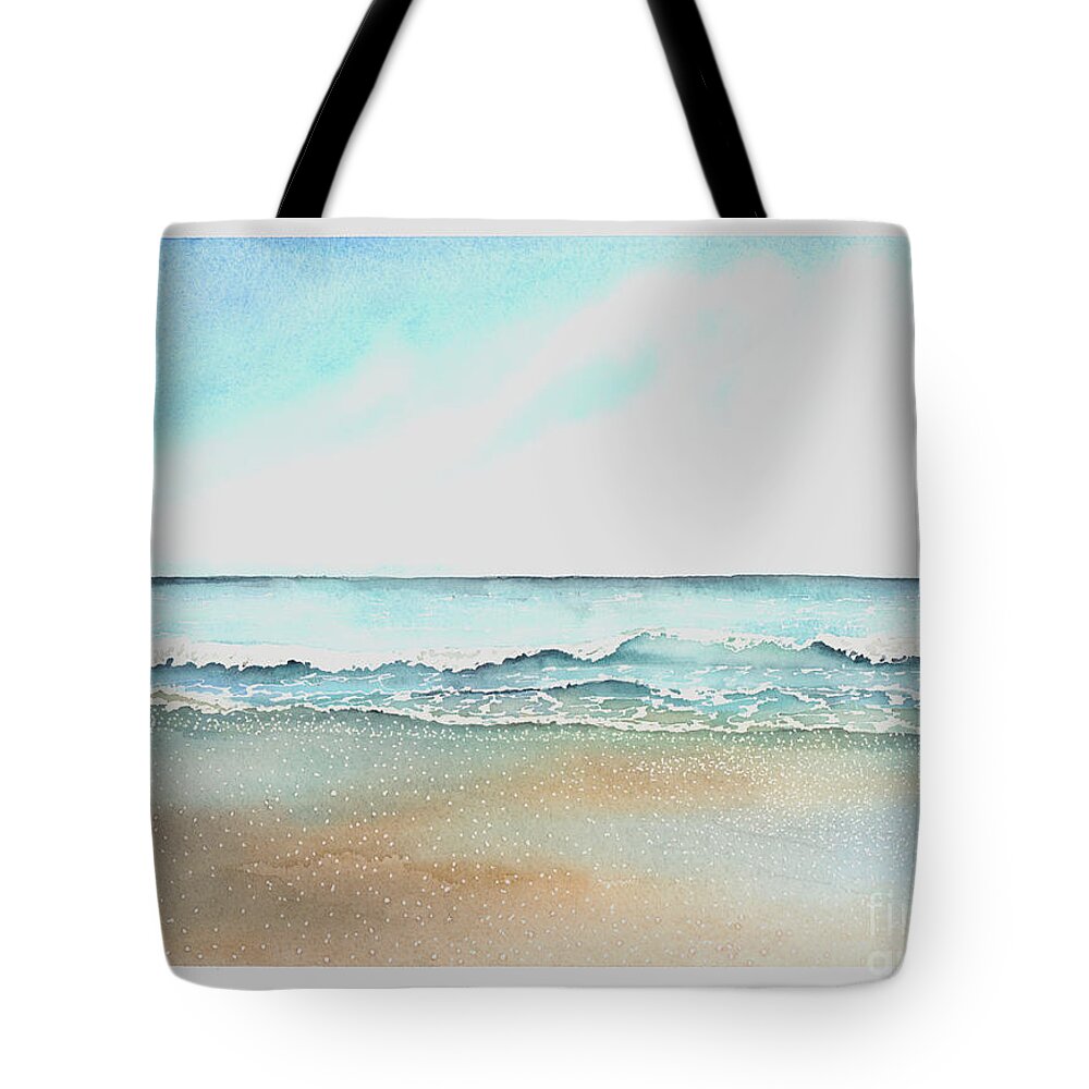 Gulf Coast Tote Bag featuring the painting Tides by Hilda Wagner