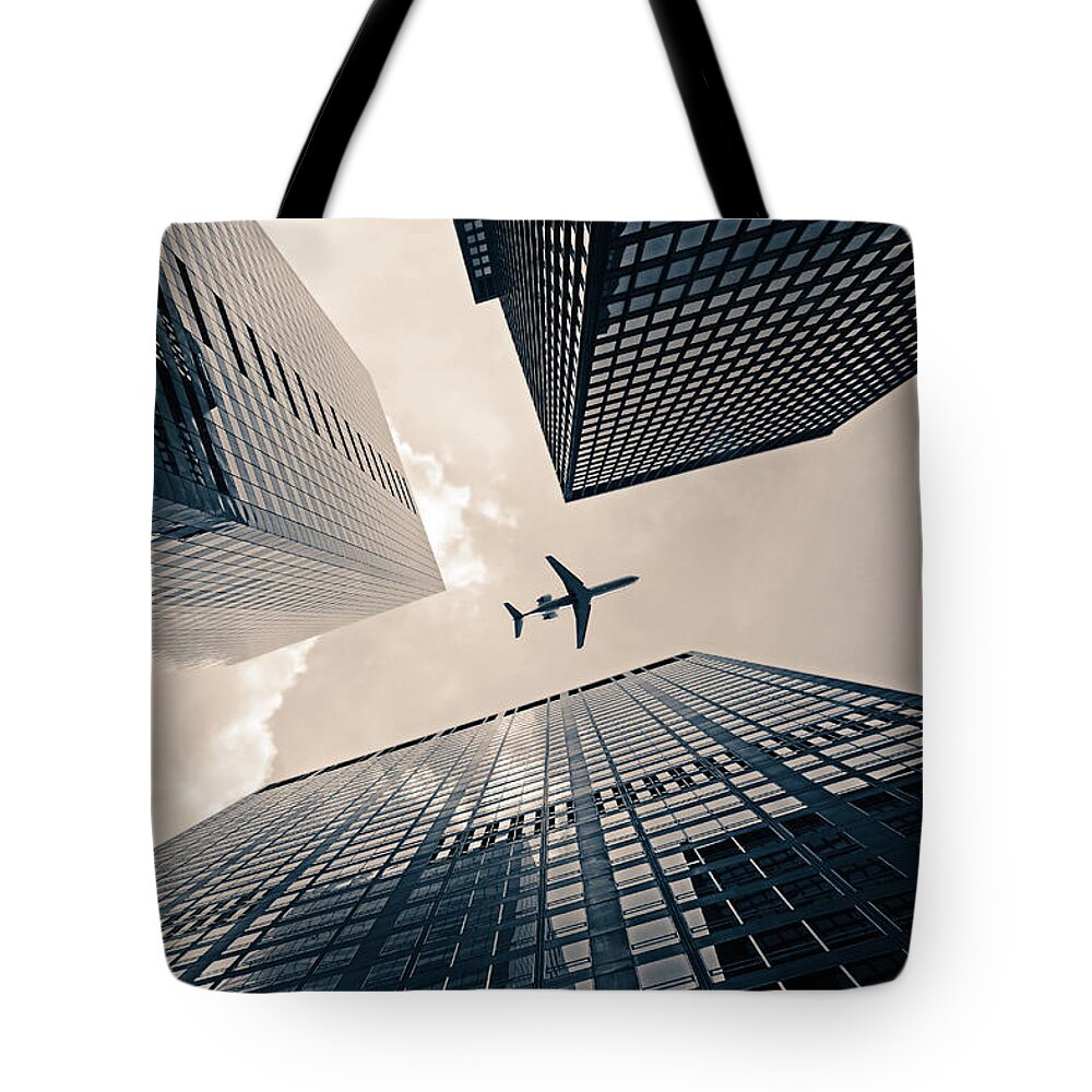 New York Tote Bag featuring the photograph Time Frame by Iryna Goodall