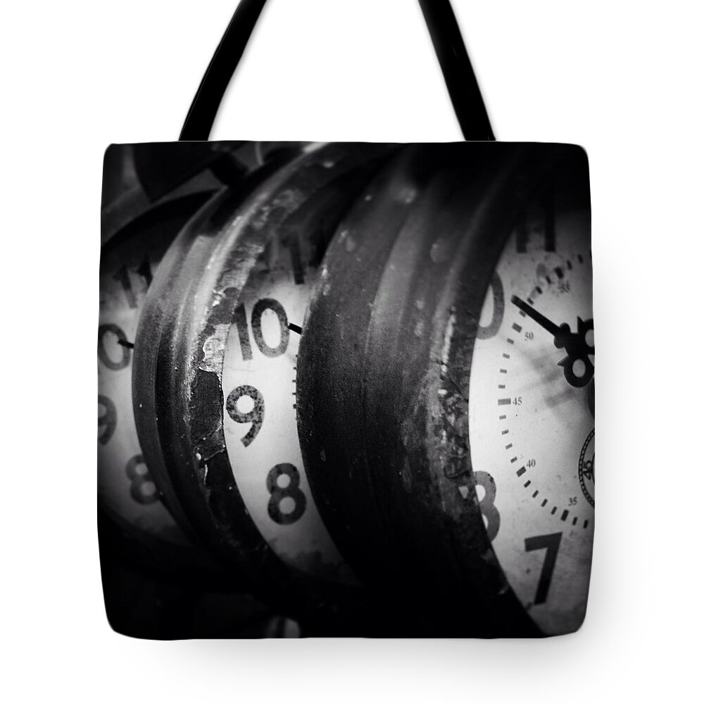 Photography Tote Bag featuring the photograph Time Multiplies by Kathleen Messmer