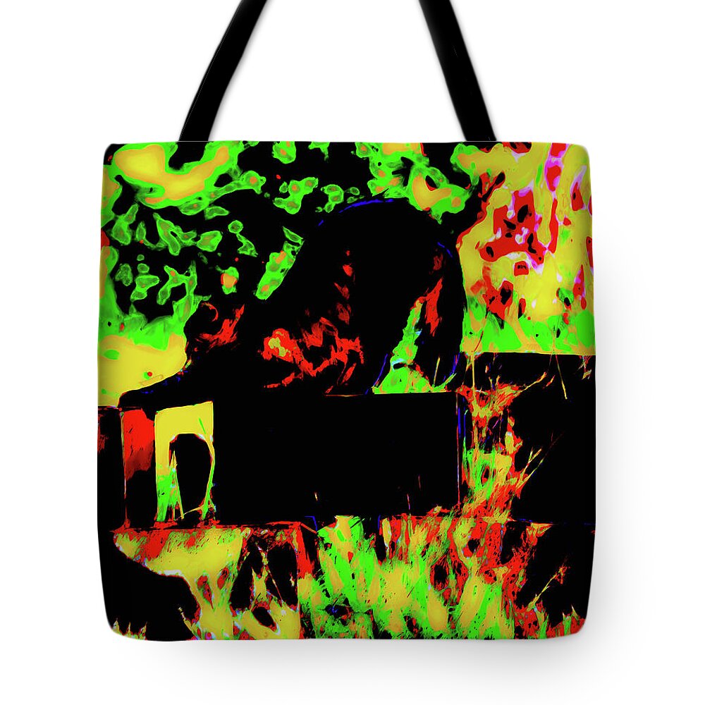Abstract Tote Bag featuring the photograph Time to Stretch by Gina O'Brien