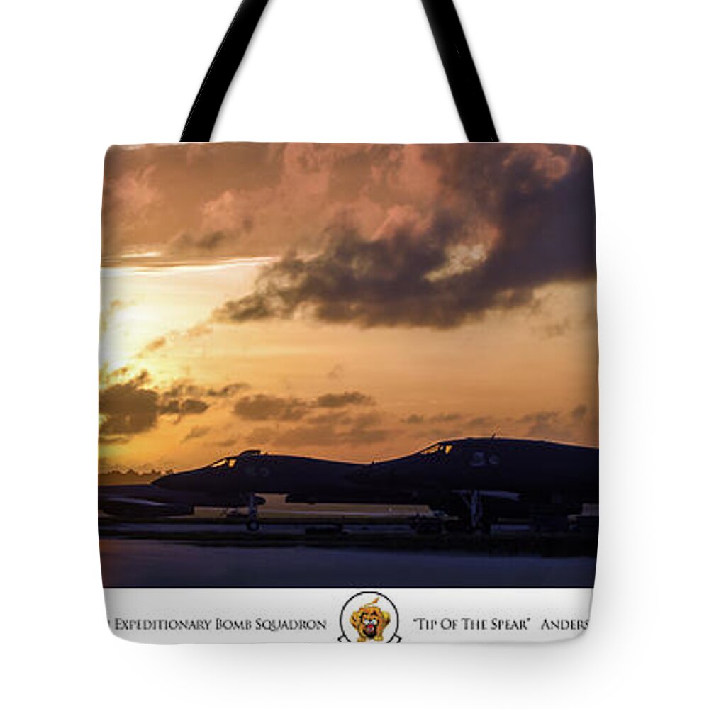 Aviation Tote Bag featuring the photograph Tip Of The Spear by Peter Chilelli