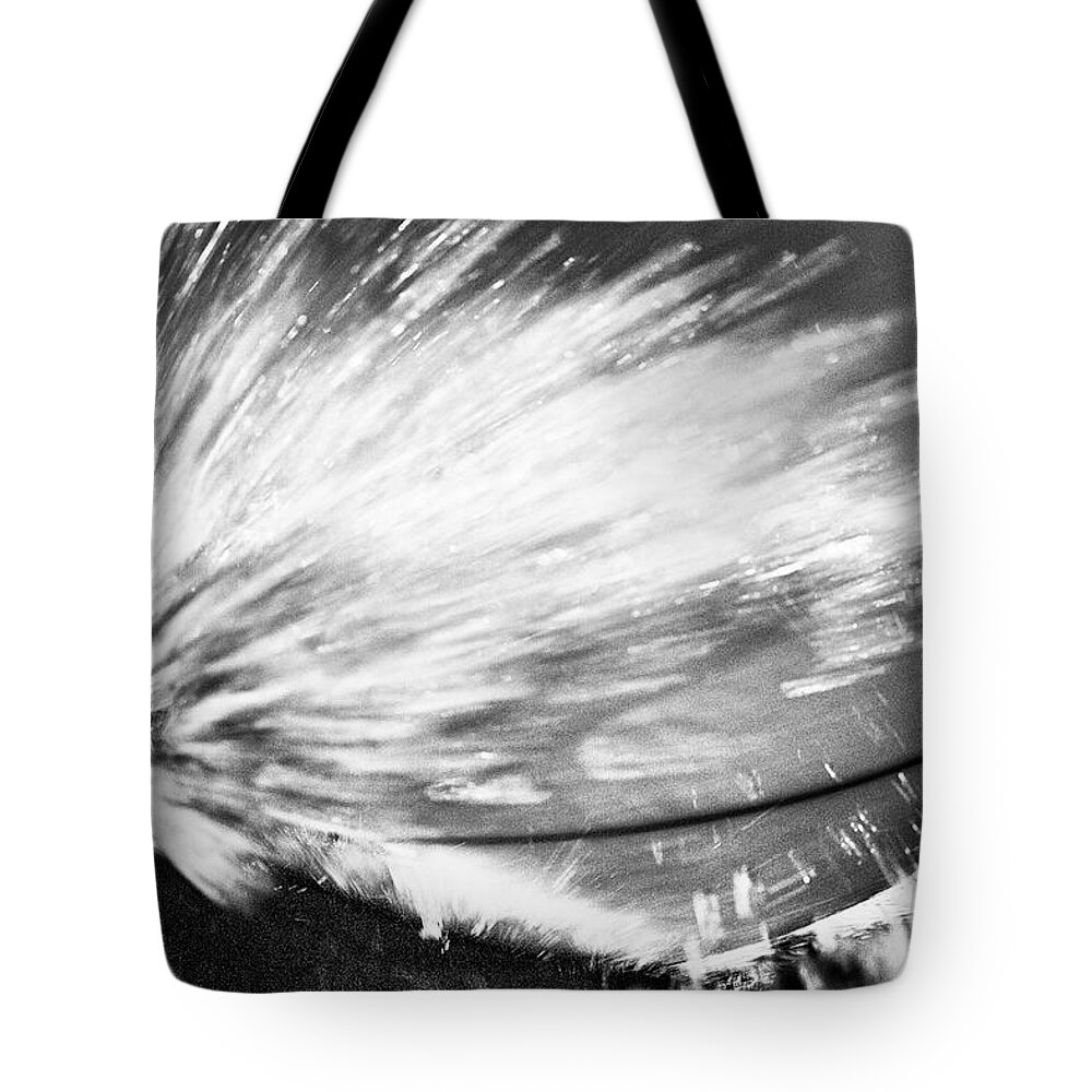 Surfing Tote Bag featuring the photograph Tom's Board by Nik West