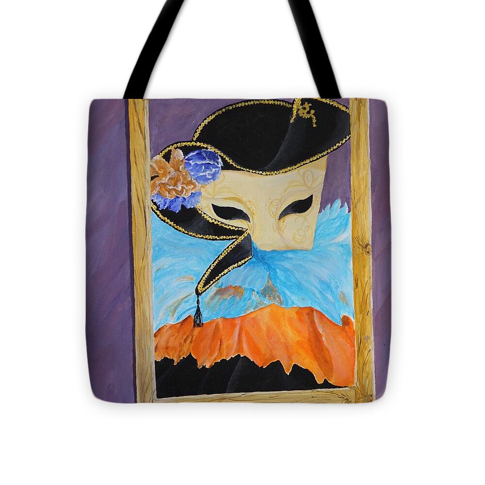 Tonight Tote Bag featuring the painting Tonight's the Night? by David Capon