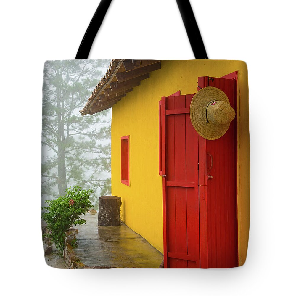 Honduras Tote Bag featuring the photograph Top of the Mountain by Adam Reinhart