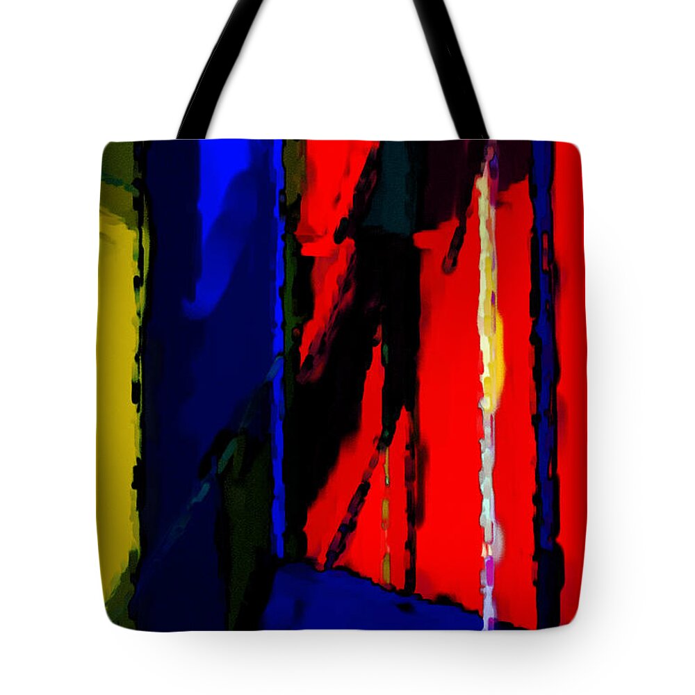 Torment Tote Bag featuring the digital art Torment by Richard Rizzo